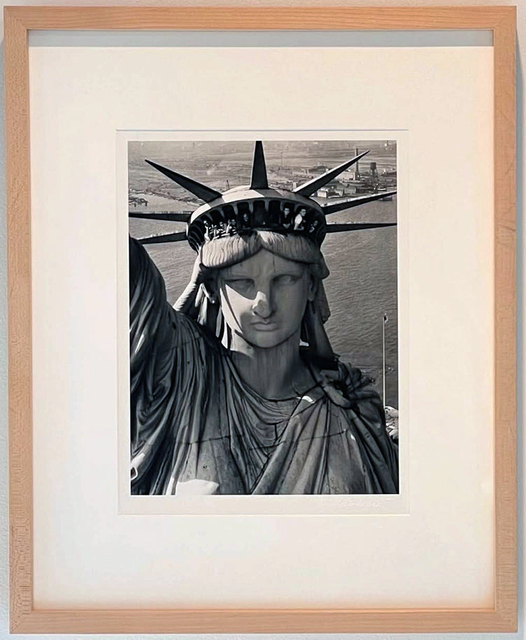 Statue of Liberty, Harbor View 1951 Framed by Margaret Bourke-White