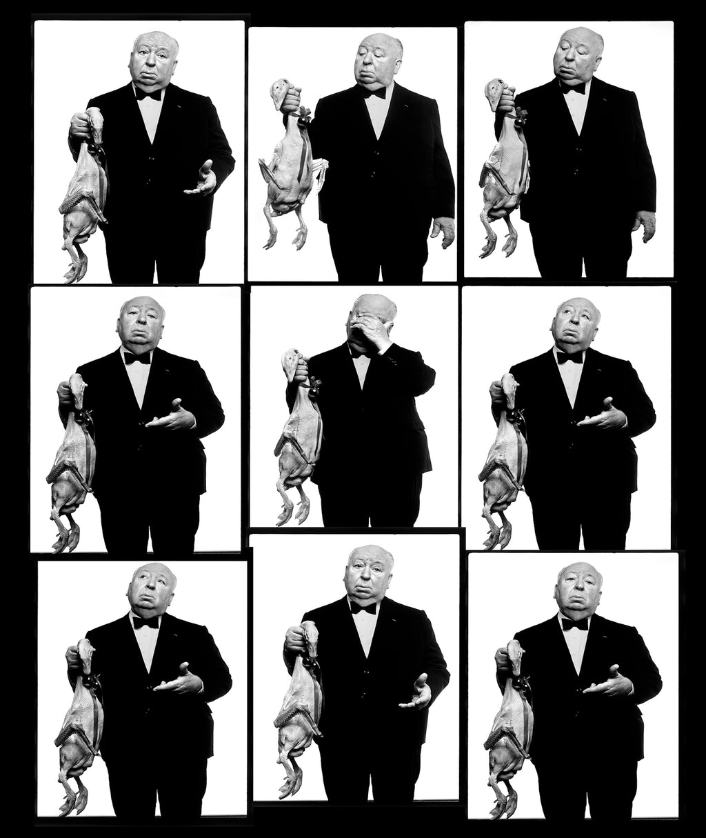 Alfred Hitchcock‚Contact Sheet - Albert Watson